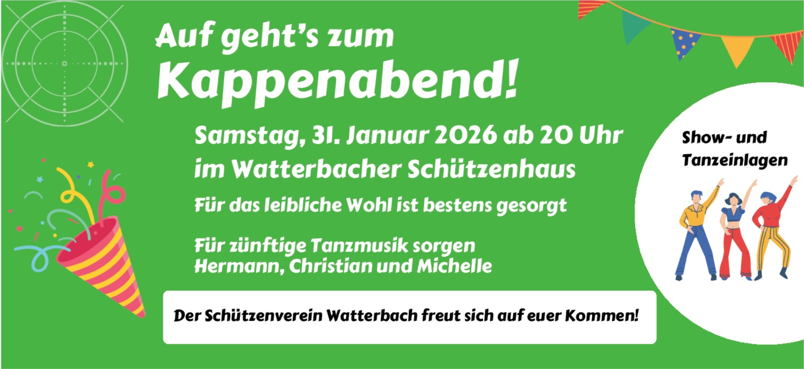 Kappenabend SV Watterbach 2025